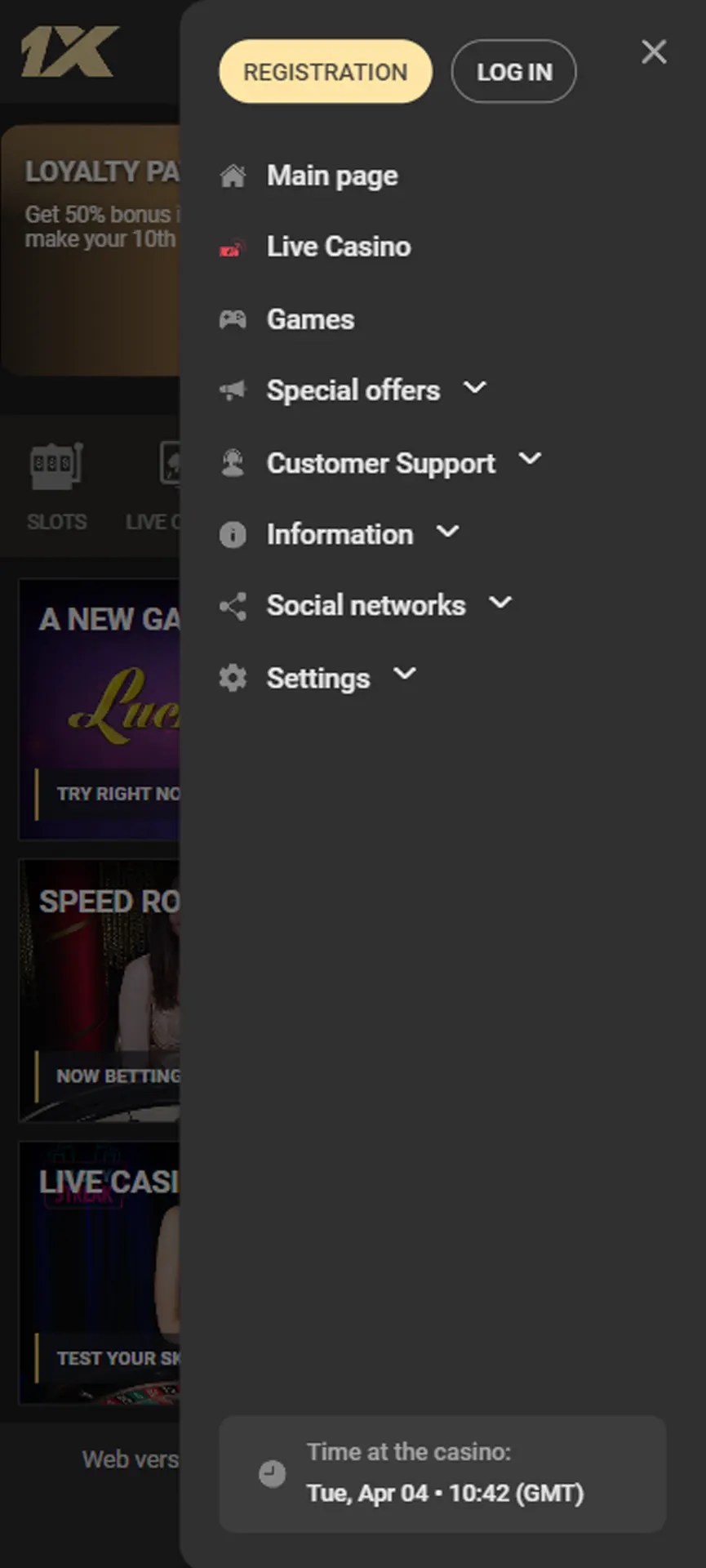 Utiliza todas las funciones de la aplicación.